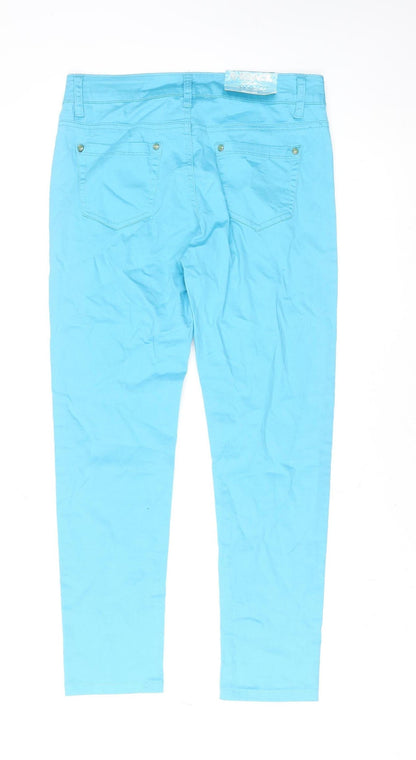 Womens UK Size M G-Smack Regular Fit Straight Blue Jeans
