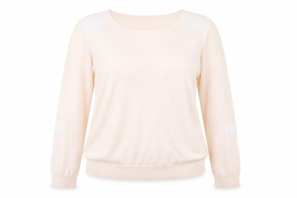 Womens UK Size 14 Warehouse Beige Basic Blouse