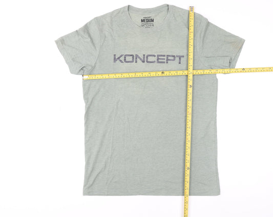Mens UK Size M Koncept Grey Gym & Training Running & Jogging T-Shirt