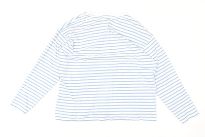 Womens UK Size 12 Stradivarius Blue Basic T-Shirt