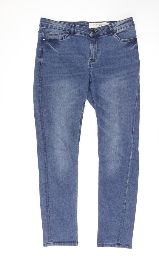 Esmara Women Blue Size 16 Skinny Fit Mid Rise Stretch Jeans