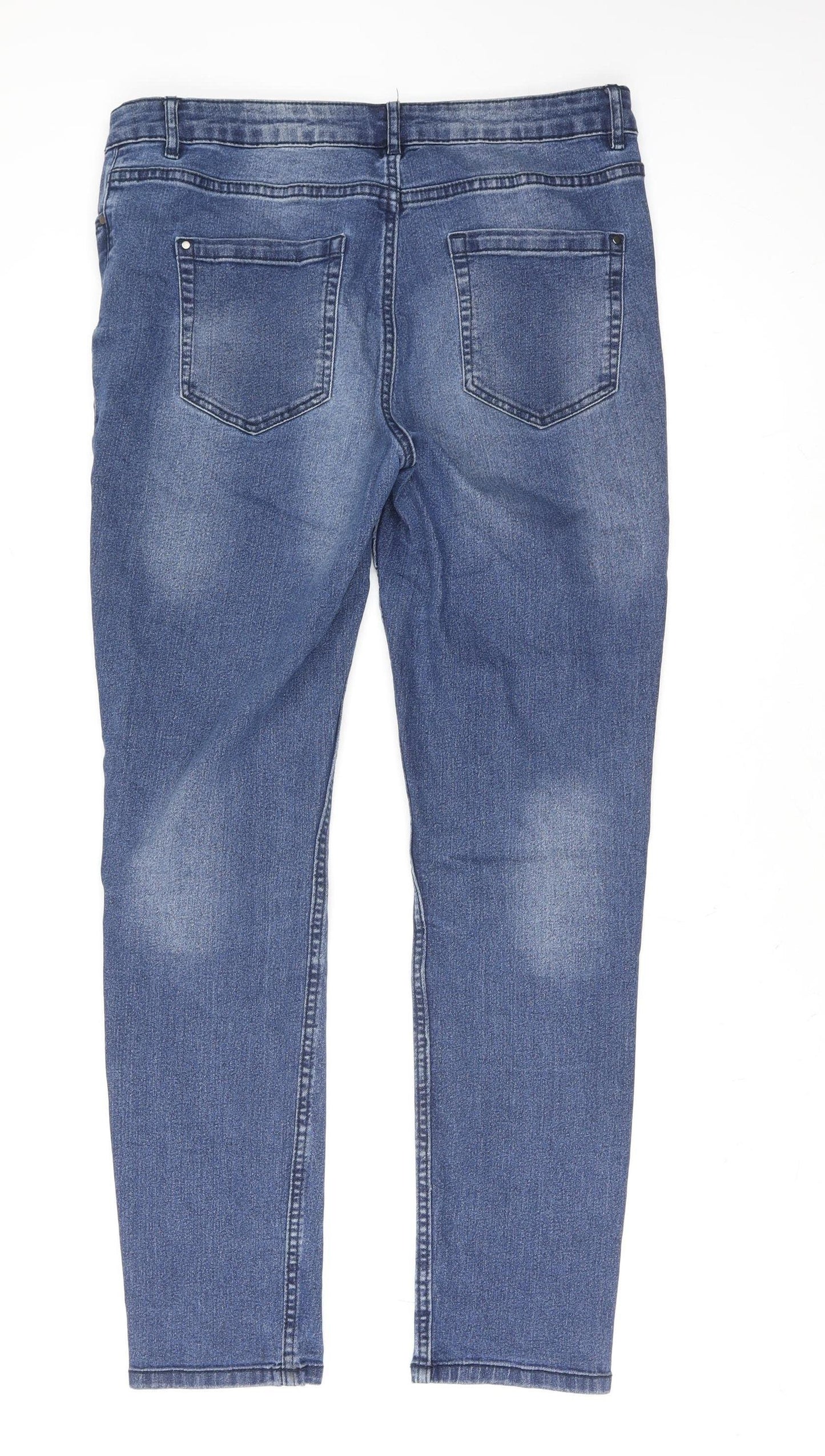 Esmara Women Blue Size 16 Skinny Fit Mid Rise Stretch Jeans