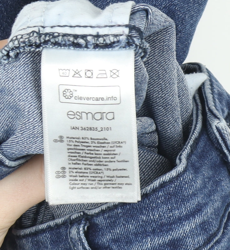 Esmara Women Blue Size 16 Skinny Fit Mid Rise Stretch Jeans