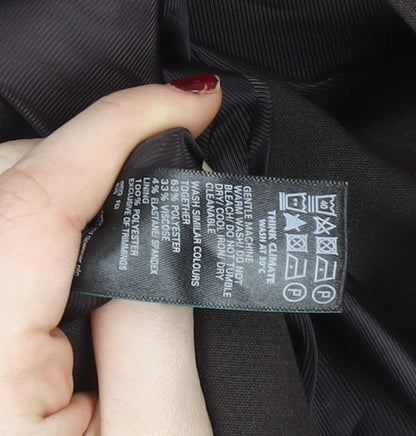 Marks and Spencer Women's Brown Size 18 Single-Breasted Blazer Jacket