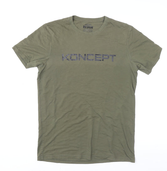 Mens UK Size M Koncept Green Gym & TrainingRunning & Jogging T-Shirt