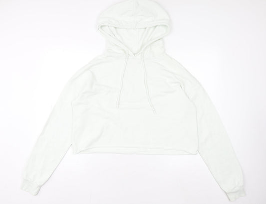 Womens UK Size S River Island White Pullover Hoodie