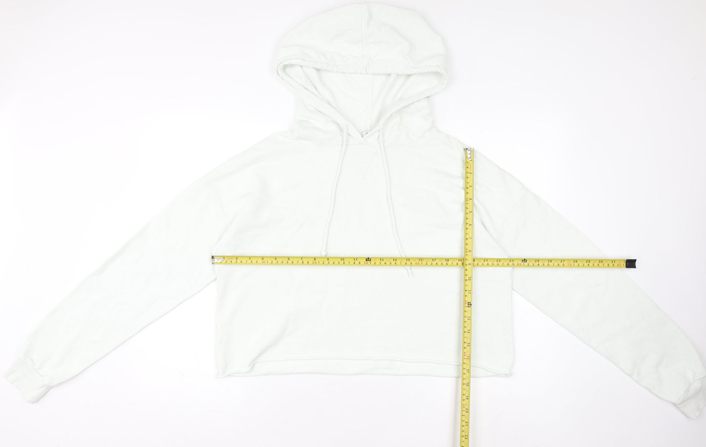 Womens UK Size S River Island White Pullover Hoodie