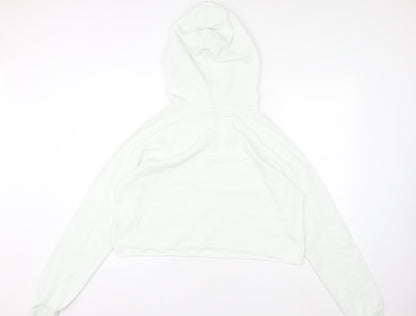 Womens UK Size S River Island White Pullover Hoodie