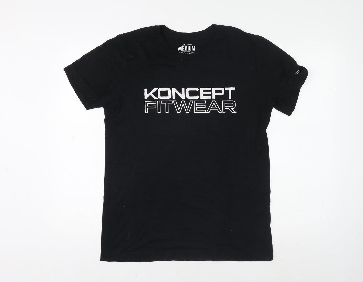 Mens UK Size M Koncept Fitwear Black Gym & Training Bodybuilding Running & Joggi