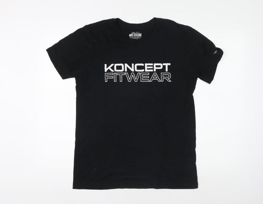 Mens UK Size M Koncept Fitwear Black Gym & Training Bodybuilding Running & Joggi