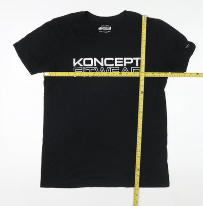 Mens UK Size M Koncept Fitwear Black Gym & Training Bodybuilding Running & Joggi