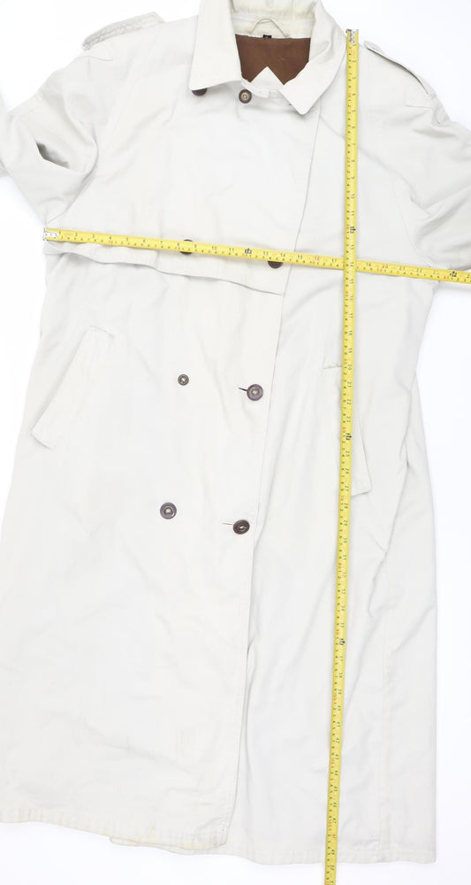 Womens UK Size 18 NuAge Beige Trench Coat