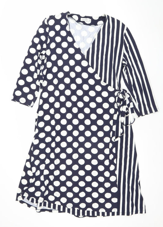 Womens UK Size 16 Gallery Wrap Dress