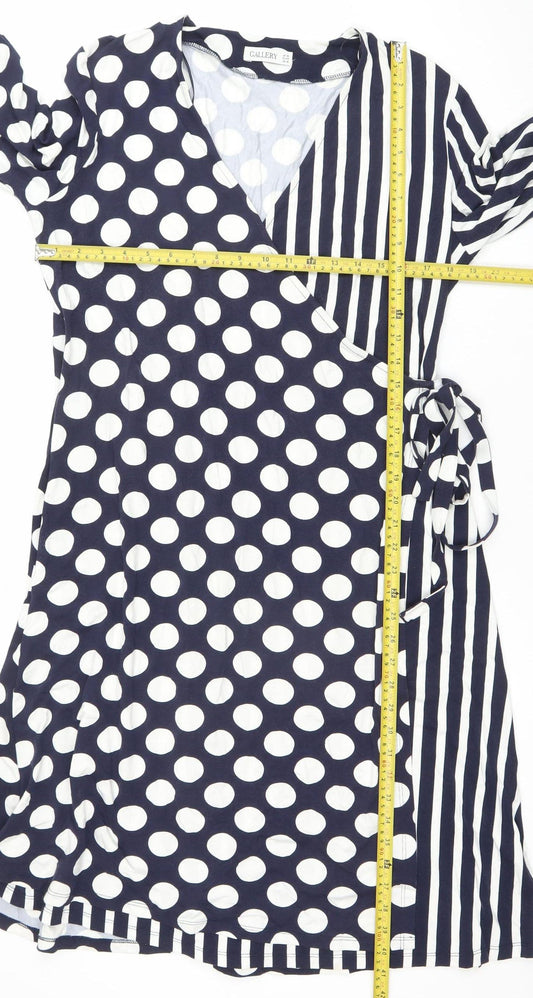 Womens UK Size 16 Gallery Wrap Dress