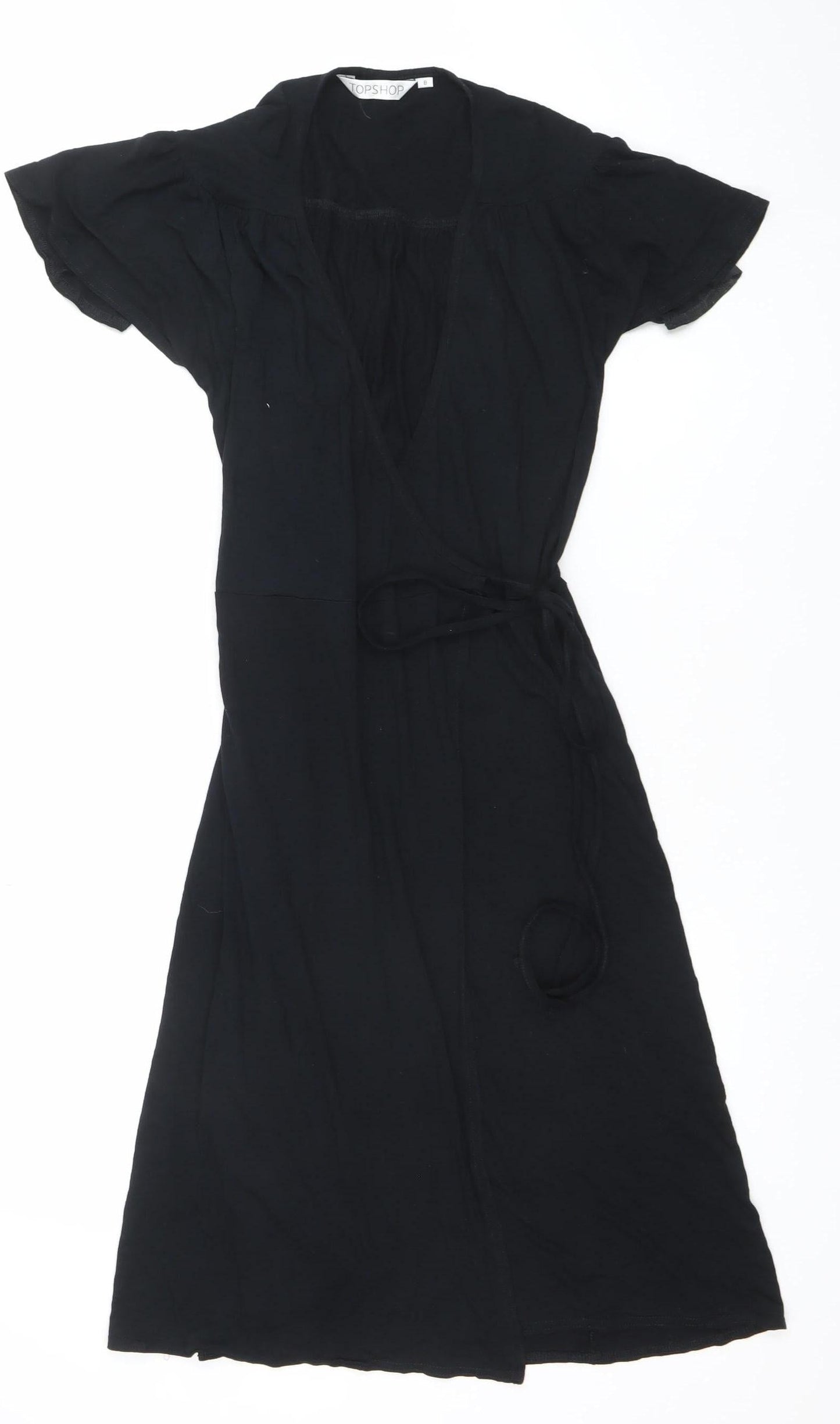 Womens UK Size 8 Topshop Wrap Dress