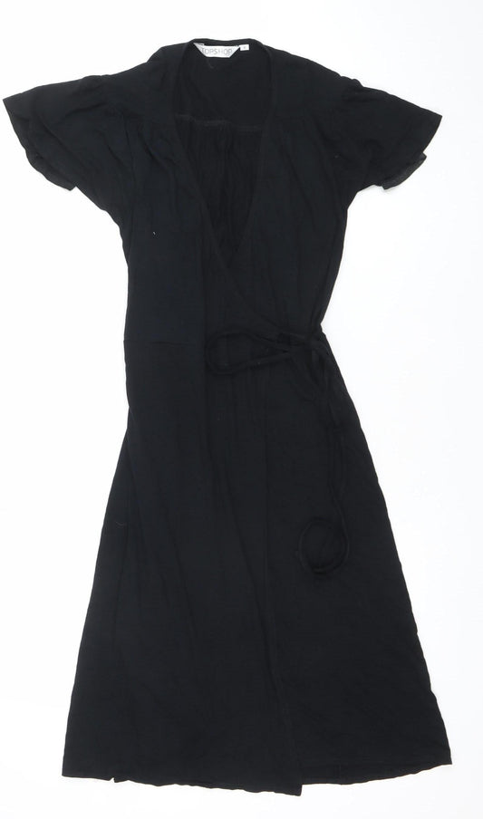 Womens UK Size 8 Topshop Wrap Dress