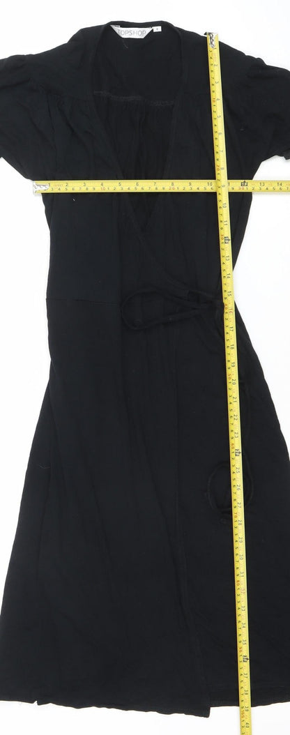 Womens UK Size 8 Topshop Wrap Dress
