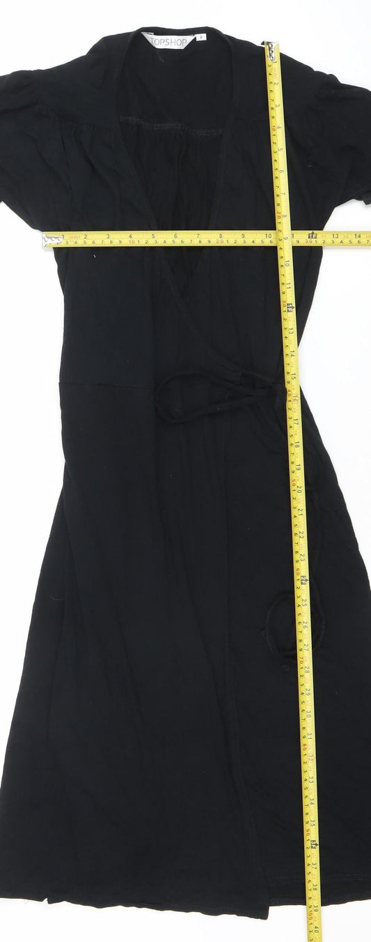 Womens UK Size 8 Topshop Wrap Dress