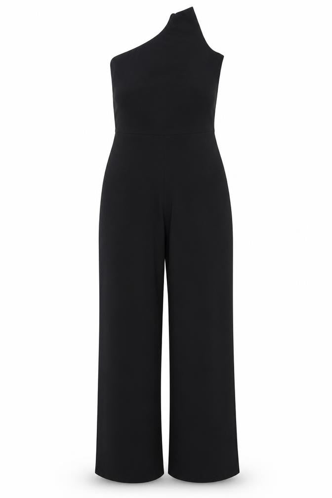 Womens UK Size 12 Nasty Gal One-Piece Black Jumpsuit
