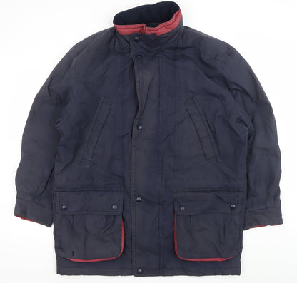 Mens UK Size M Marks and Spencer Blue Parka Coat