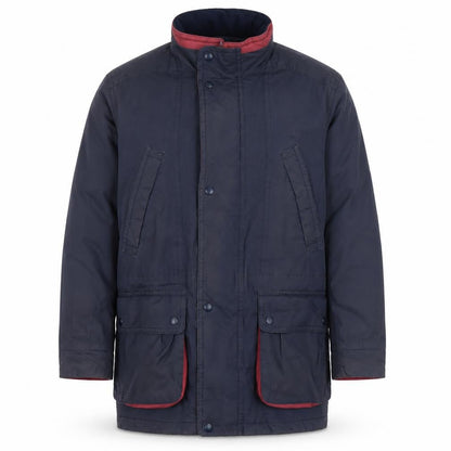 Marks & Spencer Men's Blue Mid-Length Parka Coat Size M
