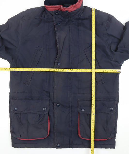 Mens UK Size M Marks and Spencer Blue Parka Coat
