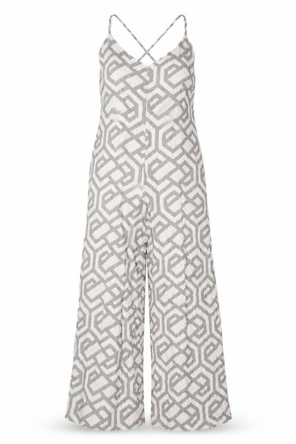Womens UK Size XS Apricot One-Piece Beige Jumpsuit