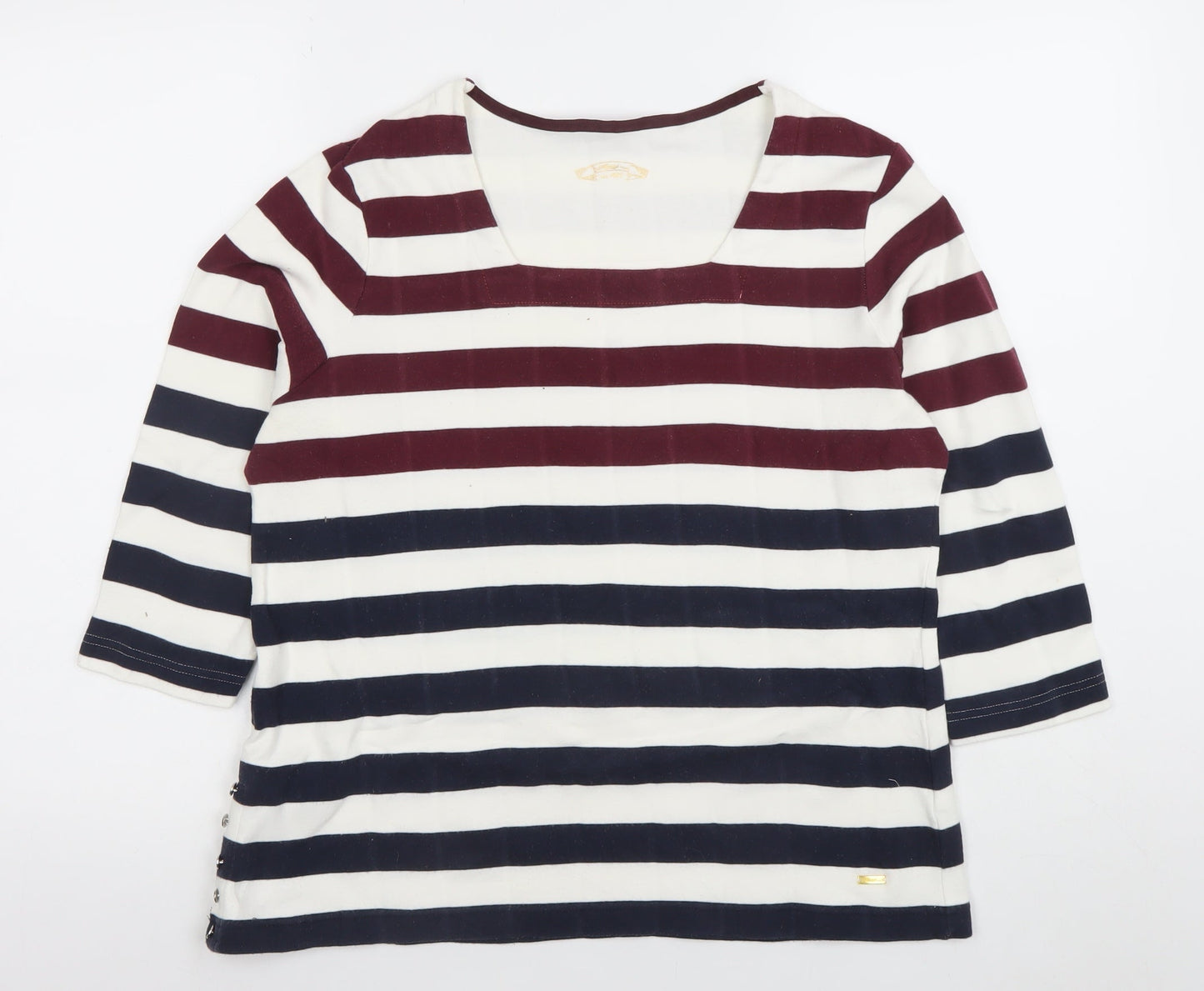 Womens UK Size 16 Gerry Weber Multicoloured Basic T-Shirt