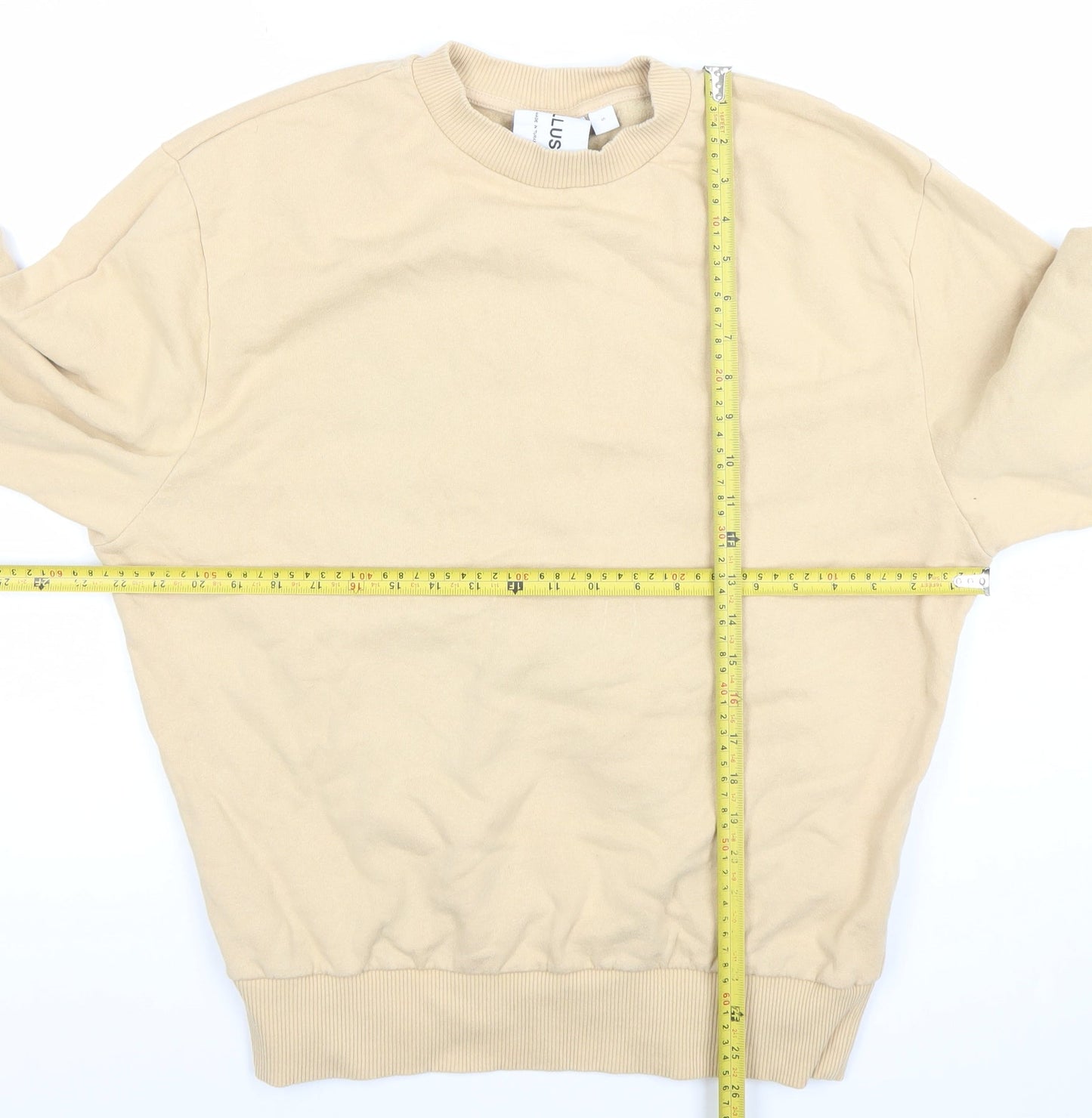 Womens UK Size S COLLUSION Beige Pullover Sweatshirt