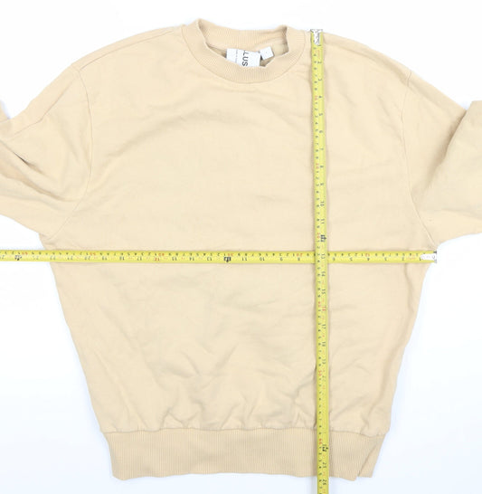 Womens UK Size S COLLUSION Beige Pullover Sweatshirt