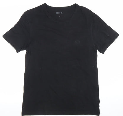 Mens UK Size M HUGO BOSS Black  T-Shirt