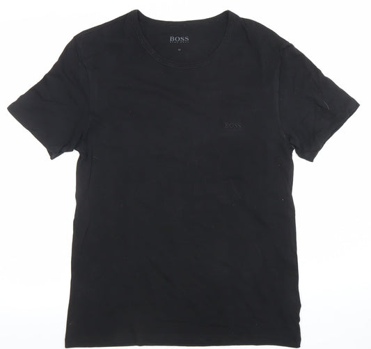 Mens UK Size M HUGO BOSS Black  T-Shirt