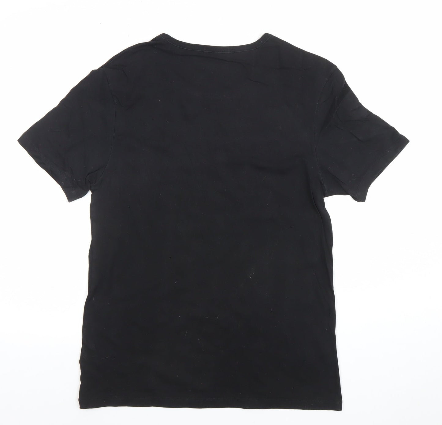 Mens UK Size M HUGO BOSS Black  T-Shirt