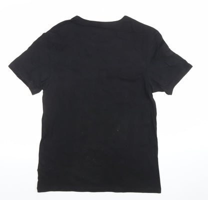 Mens UK Size M HUGO BOSS Black  T-Shirt