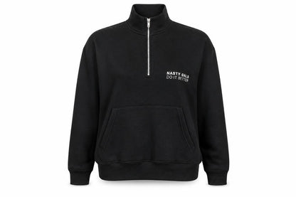 Womens UK Size M Nasty Gal Black Pullover Sweatshirt