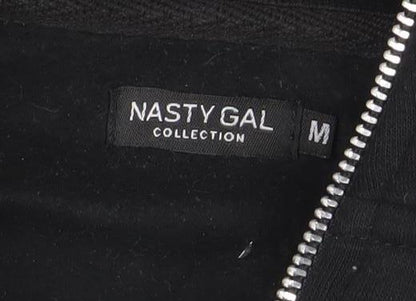 Womens UK Size M Nasty Gal Black Pullover Sweatshirt