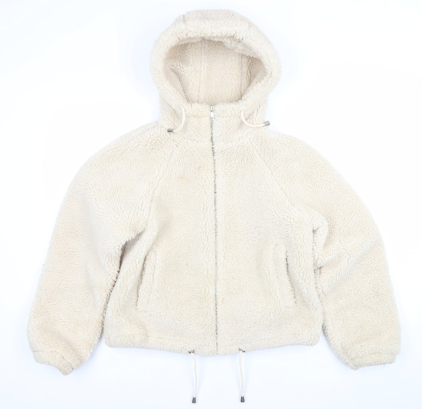 Womens UK Size 2XS Primark Beige Puffer Jacket