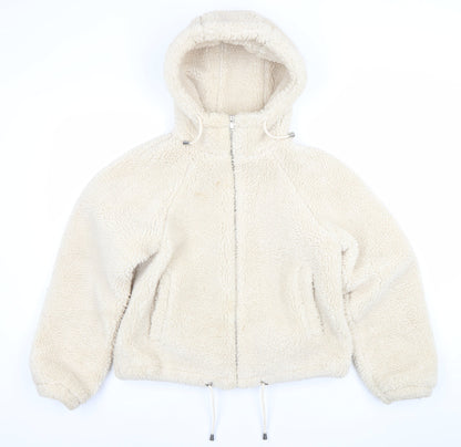 Womens UK Size 2XS Primark Beige Puffer Jacket