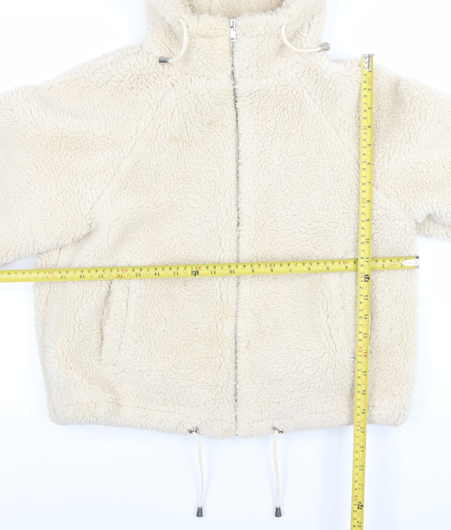 Womens UK Size 2XS Primark Beige Puffer Jacket