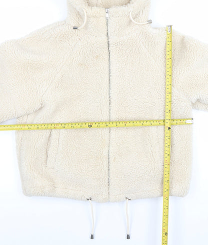 Womens UK Size 2XS Primark Beige Puffer Jacket