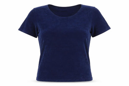 Womens UK Size 12 Dorothy Perkins Blue Basic T-Shirt