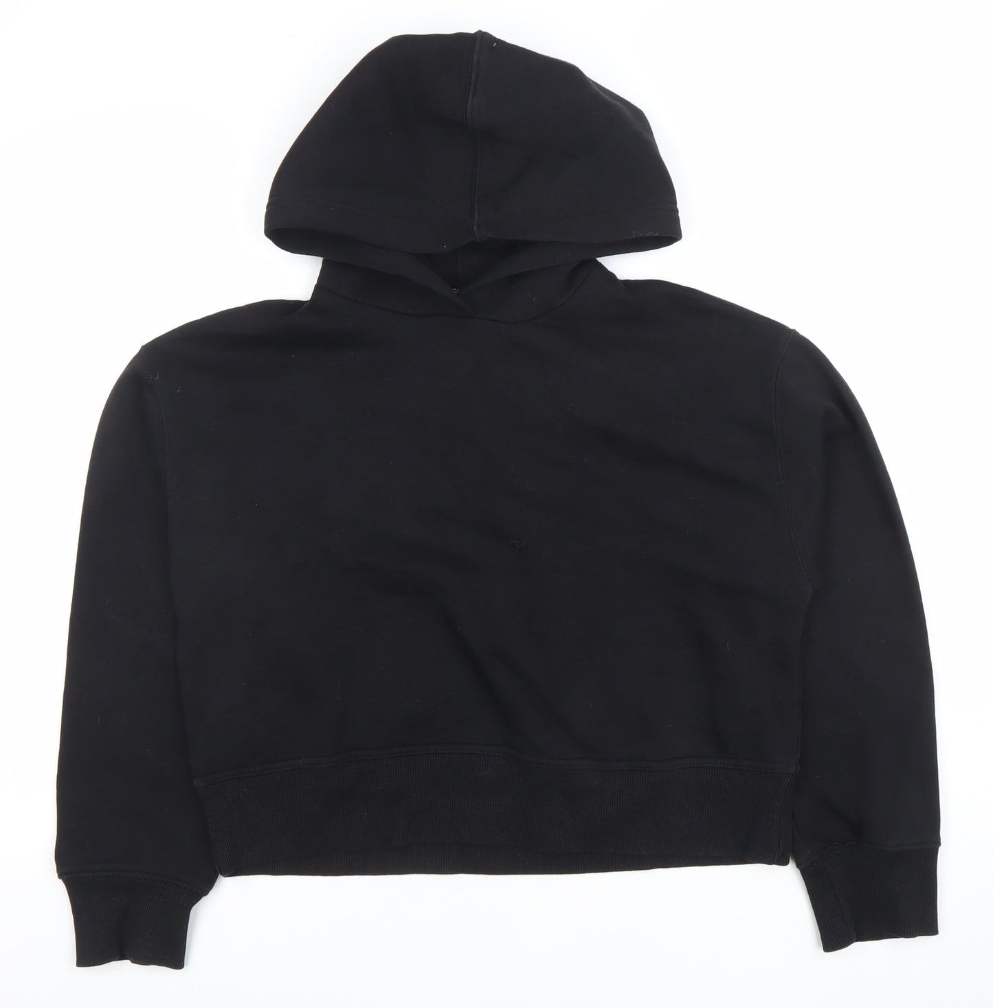 Womens UK Size S Zara Black Pullover Hoodie