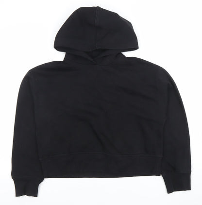 Womens UK Size S Zara Black Pullover Hoodie
