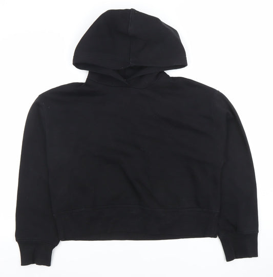Womens UK Size S Zara Black Pullover Hoodie