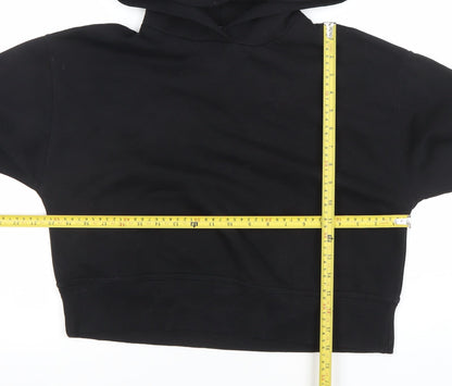 Womens UK Size S Zara Black Pullover Hoodie