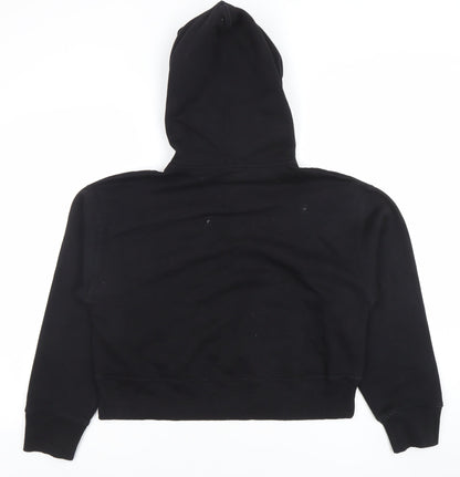 Womens UK Size S Zara Black Pullover Hoodie