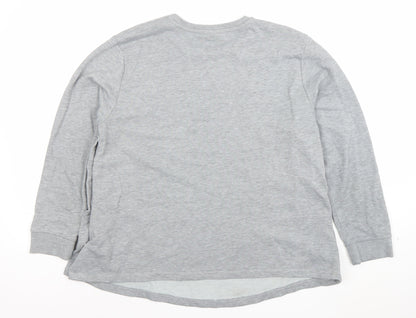 Womens UK Size 14 ASOS Grey Pullover Sweatshirt