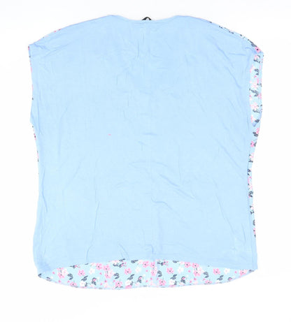 Womens UK Size M Dunnes Blue Basic Blouse
