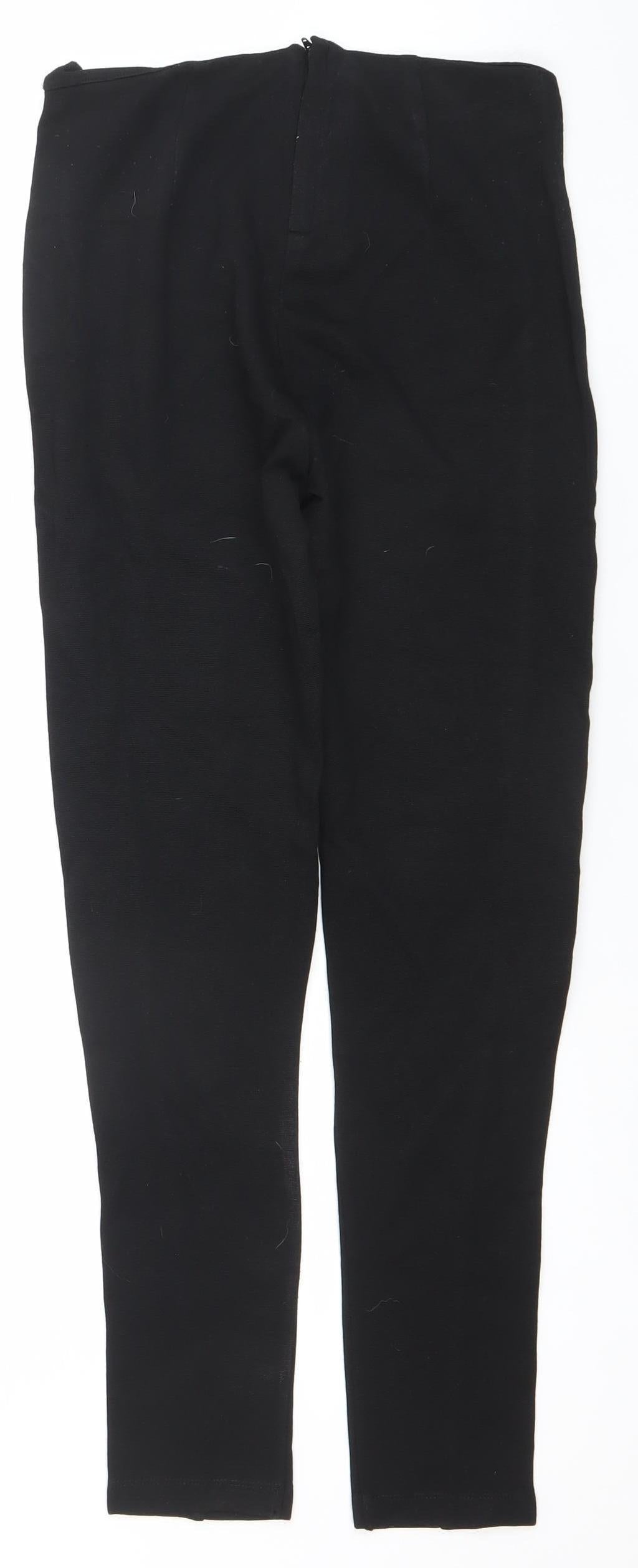 Womens UK Size 10 Savida Slim Fit Casual Workwear Black Trousers