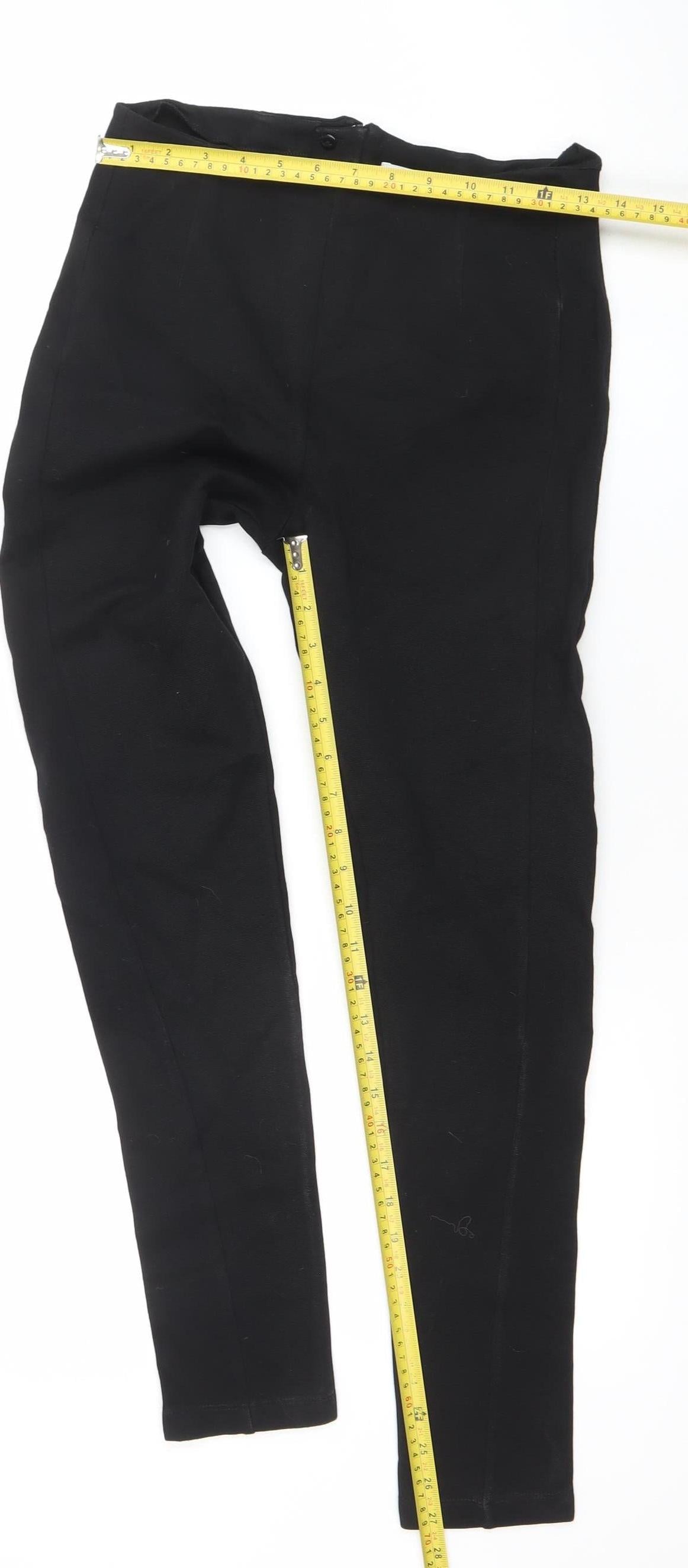 Womens UK Size 10 Savida Slim Fit Casual Workwear Black Trousers